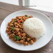 Lunch Special Minced Chicken Basil Rice