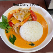 Lunch Special Red Curry Rice